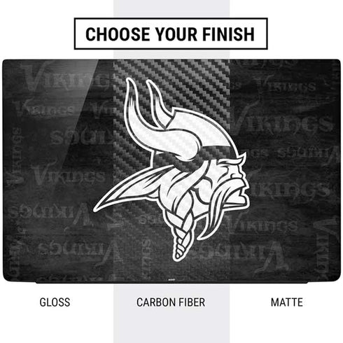 NFL Minnesota Vikings Black & White Dell Vostro Skin